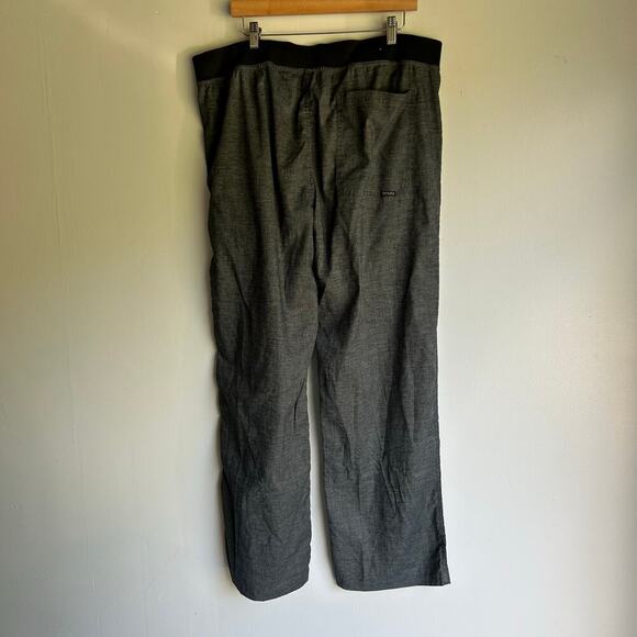 PrAna Vaha Balance Pant Mens XXL Gray Hemp Drawstring Pockets Straight Leg - Picture 11 of 12